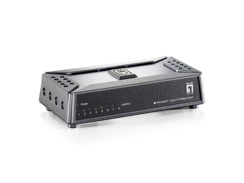 LAN Switch  8-Port Fast Ethernet Switch, ultracompact - 1 VPE = 40 Stück LAN Switch