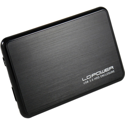 LC-Power LC-25BUB3, externes 2,5-SATA-Gehäuse, USB 3.0, alu/schwarz