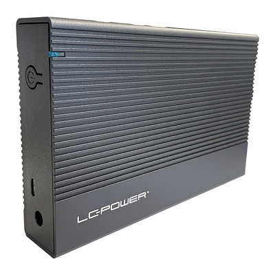 LC-Power LC-35U3-C, externes 3,5-SATA-Festplattengehuse, USB-C, Alu, schwarz