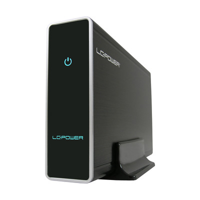 LC-Power LC-35U3, externes 3,5-SATA-Festplattengehuse, USB 3.0, Alu, schwarz