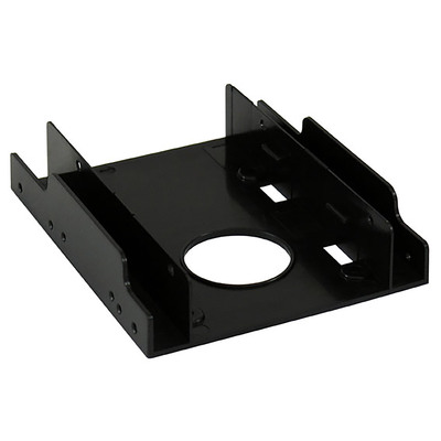 LC-Power LC-ADA-35-225, Festplattenadapter, 2x 2,5 auf 3,5, schwarz LC-Power LC-ADA-35-225, Festplattenadapter, 2x 2,5 auf 3,5, schwarz