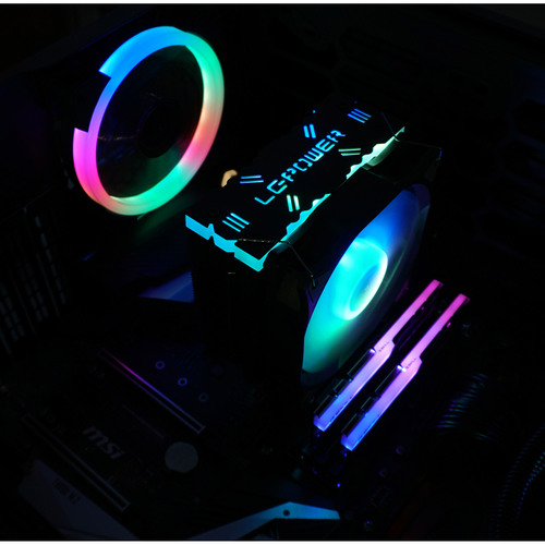 LC-Power LC-CC-120-ARGB-PRO CPU-Kühler Cosmo-Cool mit RGB für Intel und AMD 180W