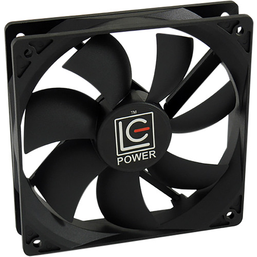 LC Power LC-CF-120 Lüfter 120x120x25mm Hydrolager 4pol (PWM) schwarz
