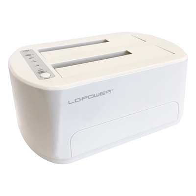 LC-Power LC-DOCK-U3-VI , SSD/HDD Docking Station, 2,5/3,5 SATA, wei