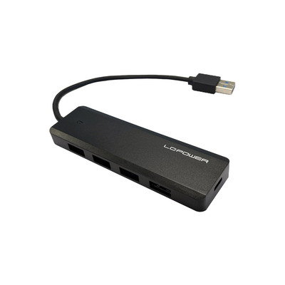 LC-Power LC-HUB-U3-4-V2 USB 3.2 Gen.1x1 4-port USB-Hub (Produktbild 1)