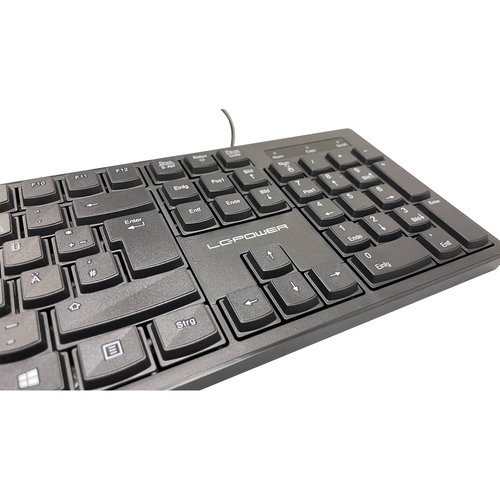 LC-Power LC-KEY-903DE Office-Tastatur, USB, schwarz