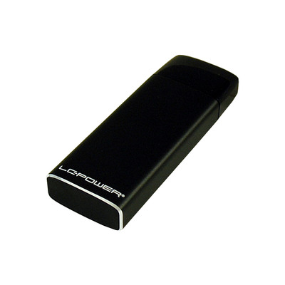 LC-Power LC-M2-C-42MM M.2-SATA-SSD-Gehäuse, USB 3.2 Gen.2, schwarz (Produktbild 1)