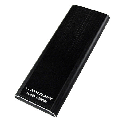 LC-Power LC-M2-C-NVME M.2-NVMe-SSD-Gehäuse, USB 3.2 Gen.2x1, schwarz
