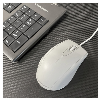LC-Power LC-m710W, optische USB-Maus, 800dpi, weiß