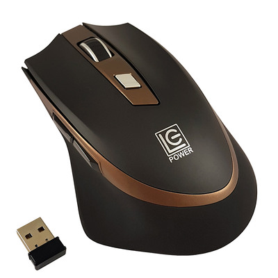 LC-Power LC-m719BW, optische 2,4GHz USB-Funkmaus, schwarz/bronze