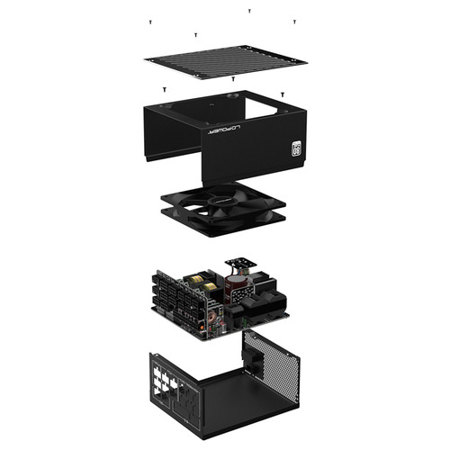 LC-Power LC1200P V3.1, ATX-Netzteil Platinum Serie 1200W Modular, 80 PLUS Platin