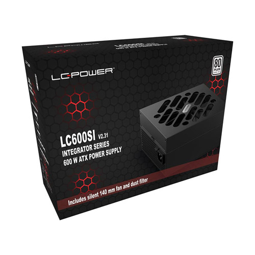 LC-Power LC600SI V2.31, ATX-Netzteil Integrator Serie, 600W, 80 PLUS STANDARD