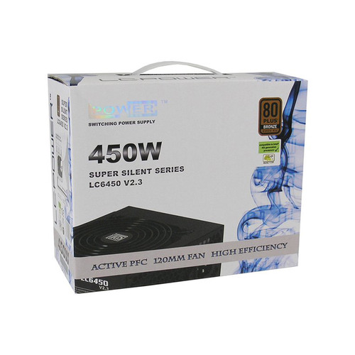 LC-Power LC6450 V2.3, ATX-Netzteil Super Silent Serie, 450W, 80 PLUS BRONZE