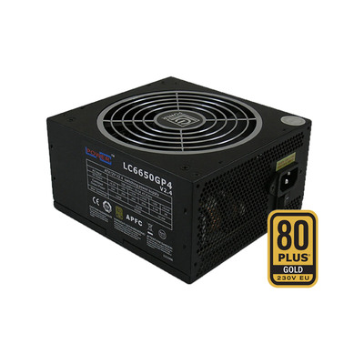 LC-Power LC6650GP4 V2.4, ATX-Netzteil GP4-Serie, 650W, 80+ GOLD LC-Power LC6650GP4 V2.4, ATX-Netzteil GP4-Serie, 650W, 80+ GOLD