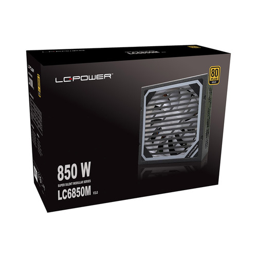 LC-Power LC6850M V3.0, ATX-Netzteil, 850W, 135mm Lüfter, 80 PLUS GOLD, PCIe 5.0