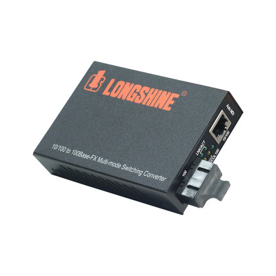 Longshine Ethernet Media Konverter 10/100 TP zu 100 LWL(SC) LCS-C842MC (Produktbild 1)