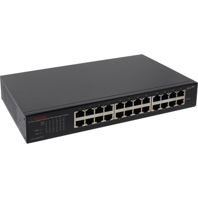 Longshine Gigabit Switch, 24-Port, LCS-GS8424, Desktop-Version, Web Smart SNMP, lüfterlos Longshine Gigabit Switch, 24-Port, LCS-GS8424, Desktop-Version, Web Smart SNMP, lüfterlos