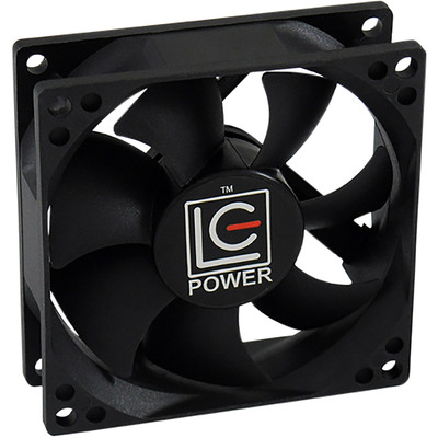 Lüfter, LC Power LC-CF-80, 80x80x25mm, Hydrolager, 4-Pin (PWM), schwarz Lüfter, LC Power LC-CF-80, 80x80x25mm, Hydrolager, 4-Pin (PWM), schwarz