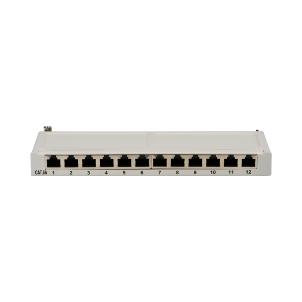 Mini-Patchpanel STP 12xRJ45 Cat.6A, 10