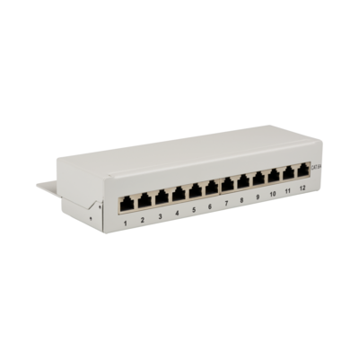 Mini-Patchpanel STP 12xRJ45 Cat.6A, 10