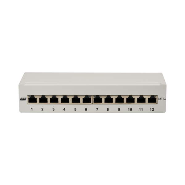 Mini-Patchpanel STP 12xRJ45 Cat.6A, 10
