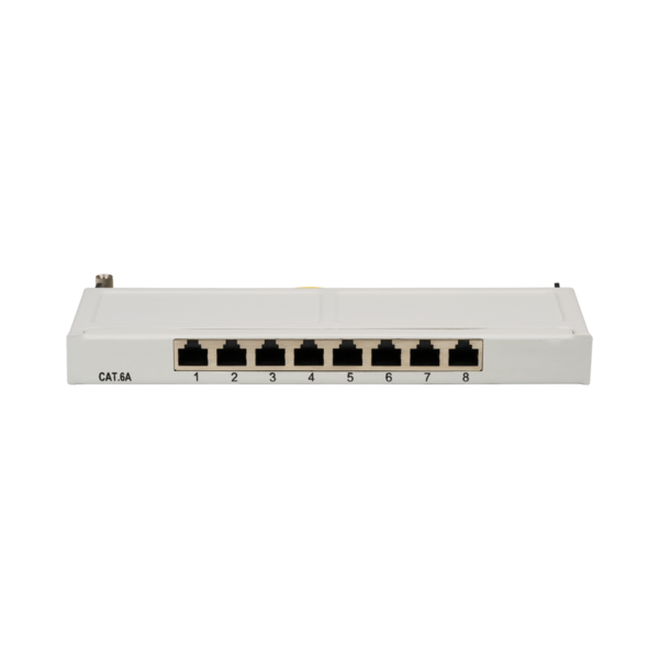 Mini-Patchpanel STP 8xRJ45 Cat.6A, 10