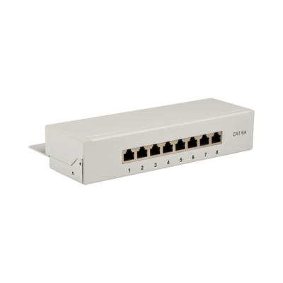Mini-Patchpanel STP 8xRJ45 Cat.6A, 10