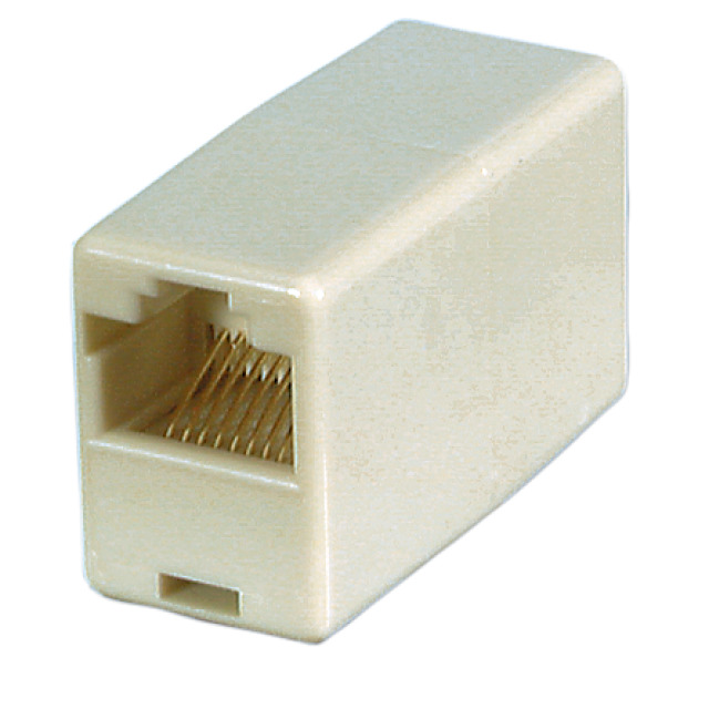 Modular-Adapter RJ12 Buchse/Buchse ungeschirmt, 1:1 Modular-Adapter RJ12 Buchse/Buchse ungeschirmt, 1:1