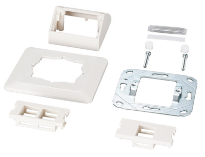 Multifunktions-Rahmenset mit 1-und -- 2-Port Adapter Keystone Format(HDMI,USB