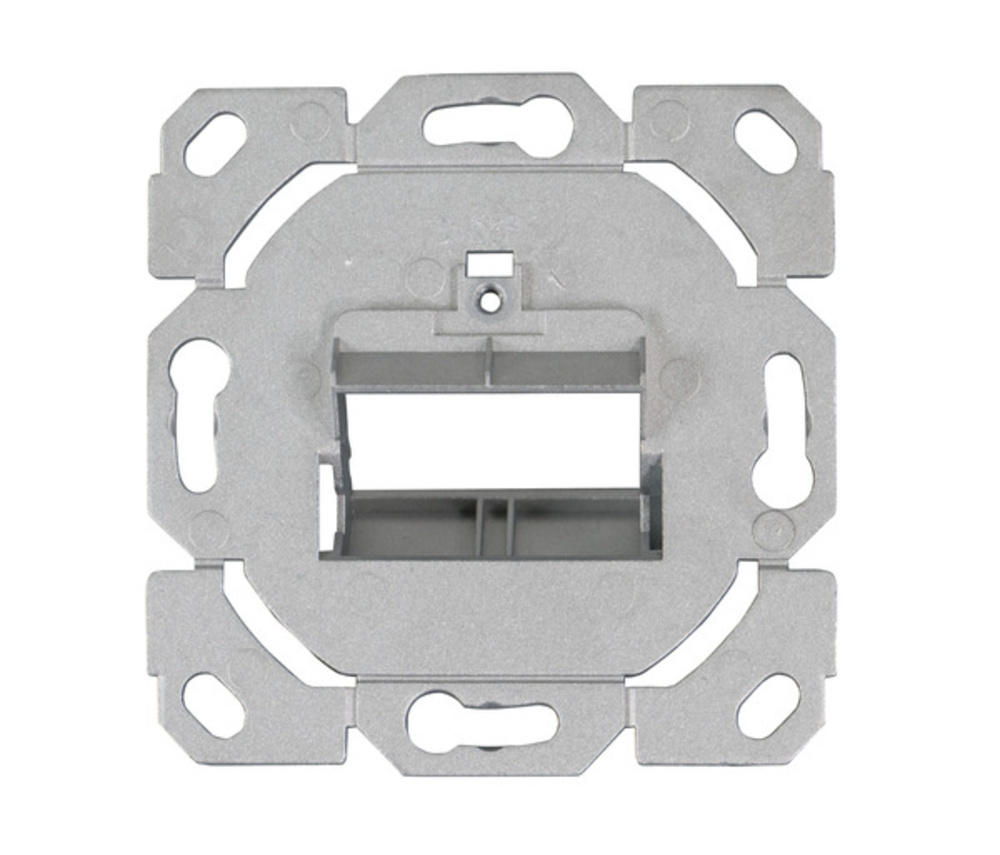Netzwerkdose UAE Tragring für 2x Keystone Module, Slimline, designfähig - 1 VPE = 5 Stück Netzwerkdose