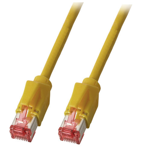 Patchkabel RJ45, S/UTP, Cat.5e, PUR Superflex schleppkettentauglich, 1m, gelb