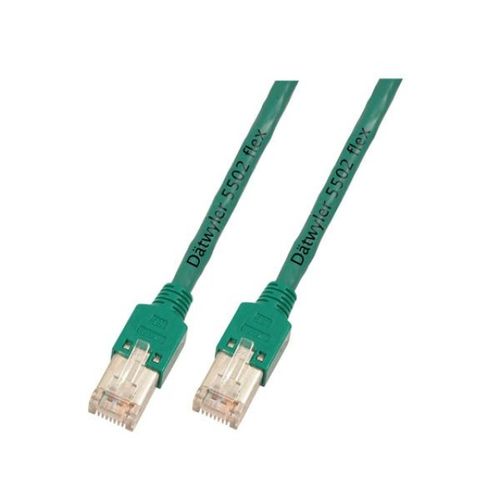 Patchkabel RJ45, S/UTP, Cat.5e, TM11, Dtwyler UNINET4P, 0,5m, grn