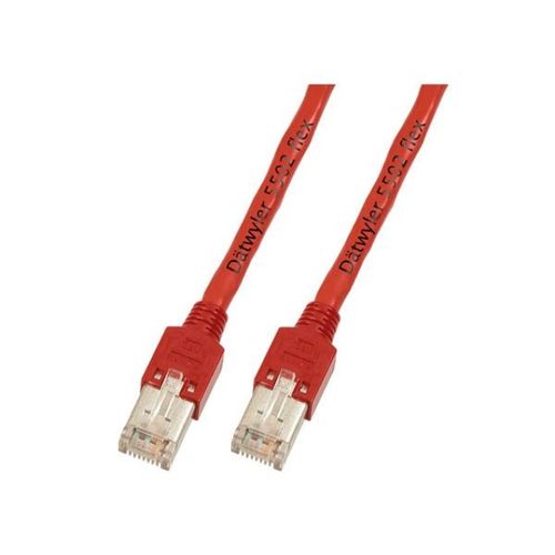 Patchkabel RJ45, S/UTP, Cat.5e, TM11, Dtwyler UNINET4P, 0,5m, rot
