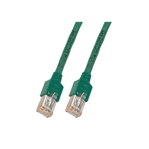 Patchkabel RJ45, SF/UTP, Cat.5e, TM11, UC300, 0,5m, grn