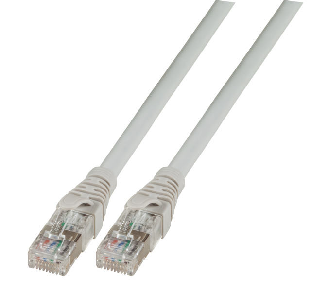 Patchkabel RJ45, U/FTP, Cat.6A, AWG26/7, LSZH, 5m, grau Patchkabel RJ45, U/FTP, Cat.6A, AWG26/7, LSZH, 5m, grau