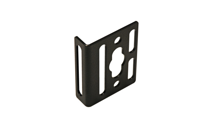 PDU Halter 1-fach, RAL9005 PDU Halter 1-fach, RAL9005