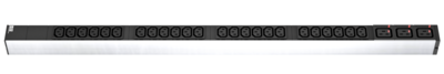 PDU Vertikal 24xC13 6xCEE7/3 400V 16A -- ,Zultg. 3m H05VV-F 5G 2,5mm²