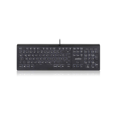 Perixx PERIBOARD-324 DE, Beleuchtete USB-Tastatur mit Scherentasten, schwarz Perixx PERIBOARD-324 DE, Beleuchtete USB-Tastatur mit Scherentasten, schwarz