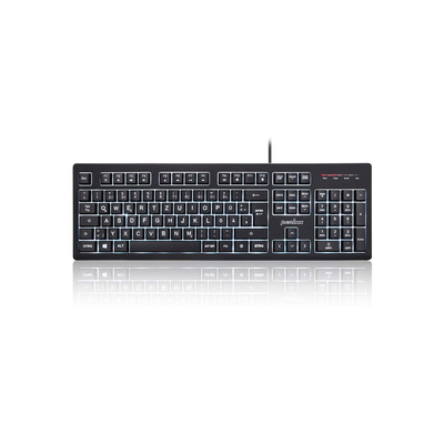 Perixx PERIBOARD-329 DE, kabelgebunden, USB-Tastatur mit Hintergrundbeleuchtung, hohe X Typ Scherentasten, 7 LED Farben Perixx PERIBOARD-329 DE, kabelgebunden, USB-Tastatur mit Hintergrundbeleuchtung, hohe X Typ Scherentasten, 7 LED Farben