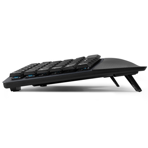 Perixx PERIBOARD-535 DE RD, ergonomische mechanische USB Tastatur (rote Taster)