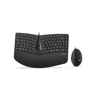 Perixx PERIDUO-406B, DE, Mini Tastatur- und Maus Set, USB-Kabel, schwarz Perixx PERIDUO-406B, DE, Mini Tastatur- und Maus Set, USB-Kabel, schwarz