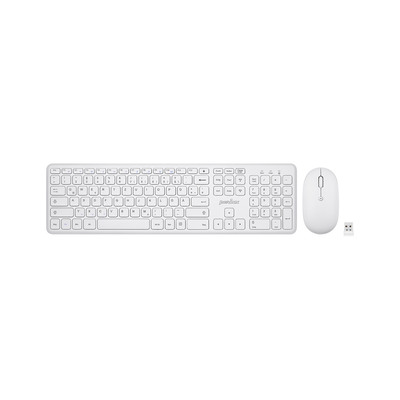 Perixx PERIDUO-610 W, DE, Tastatur- und Maus-Set, kabellos, weiß Perixx PERIDUO-610 W, DE, Tastatur- und Maus-Set, kabellos, weiß