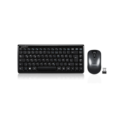 Perixx PERIDUO-707 PLUS, DE, Mini Tastatur und Maus Set, schnurlos, schwarz Perixx PERIDUO-707 PLUS, DE, Mini Tastatur und Maus Set, schnurlos, schwarz