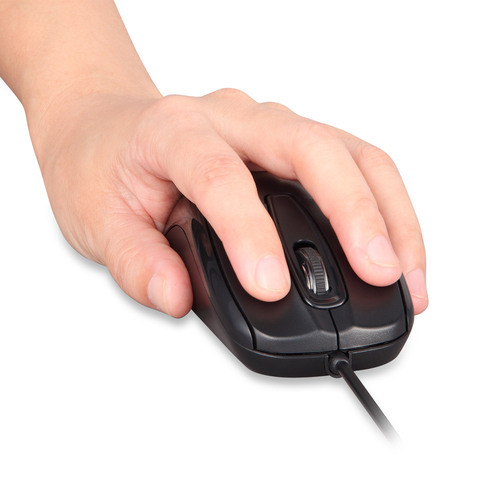 Perixx PERIMICE-209C, kabelgebundene USB-C Maus, Scrollrad, Links-&Rechtshänder