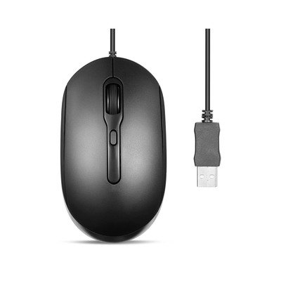Perixx PERIMICE-222UB, Maus, optisch, 4 Tasten, Silent, USB-A, schwarz Perixx PERIMICE-222UB, Maus, optisch, 4 Tasten, Silent, USB-A, schwarz