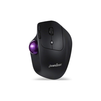 Perixx PERIMICE-720, Bluetooth, ergonomische Trackball Maus, schnurlos, schwarz (Produktbild 1)
