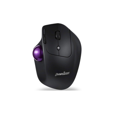 Perixx PERIMICE-720, Bluetooth, ergonomische Trackball Maus, schnurlos, schwarz