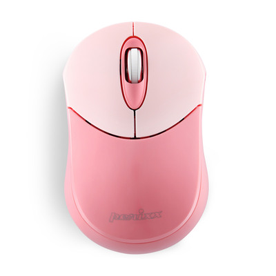 Perixx PERIMICE-802PK, Bluetooth-Maus für PC und Tablet, schnurlos, pink