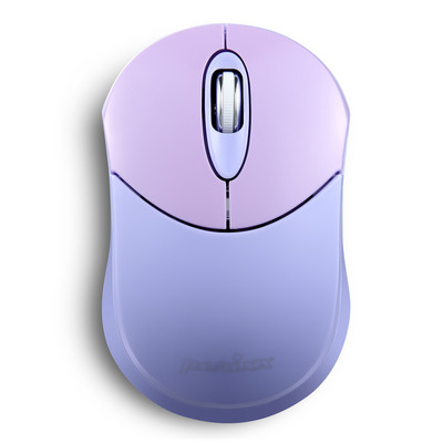 Perixx PERIMICE-802PP, Bluetooth-Maus für PC und Tablet, schnurlos, violett (Produktbild 1)