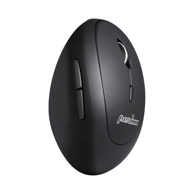 Perixx PERIMICE-819, ergonomische vertikale Maus, silent click, schwarz (Produktbild 1)